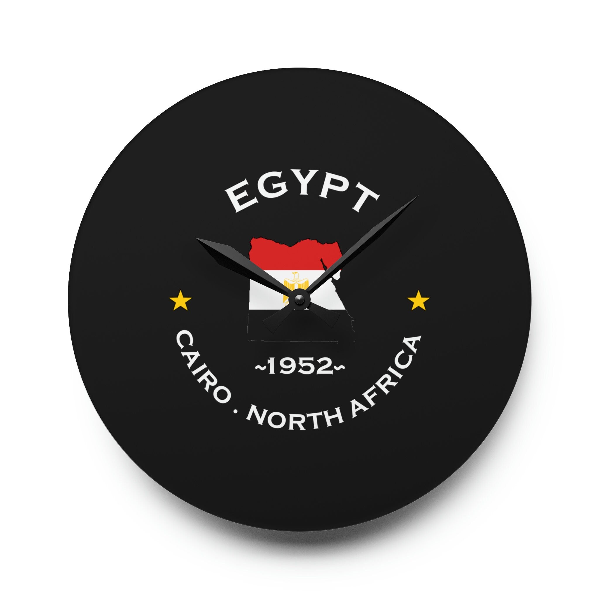 Egyptian Acrylic Wall Clock
